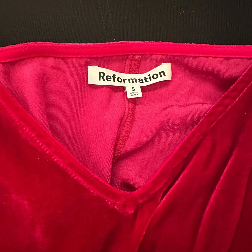 Reformation Lyza velvet slip mini dress - Picture 7 of 7